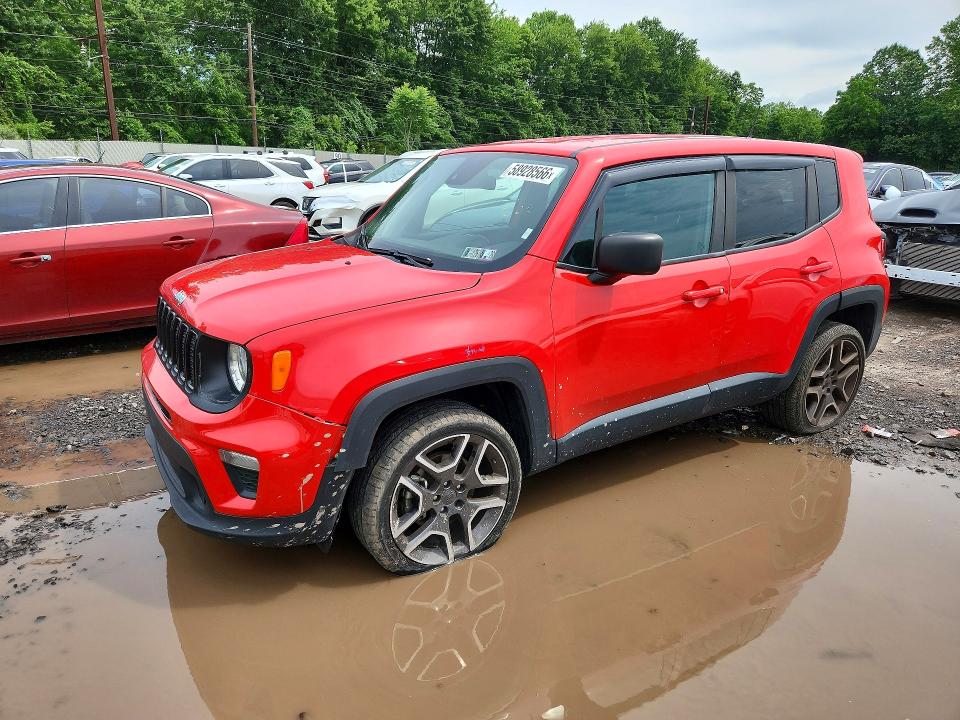 Продажа на аукционе авто 2021 Jeep Renegade, vin: ZACNJDAB1MPN31151, номер лота: 58928566