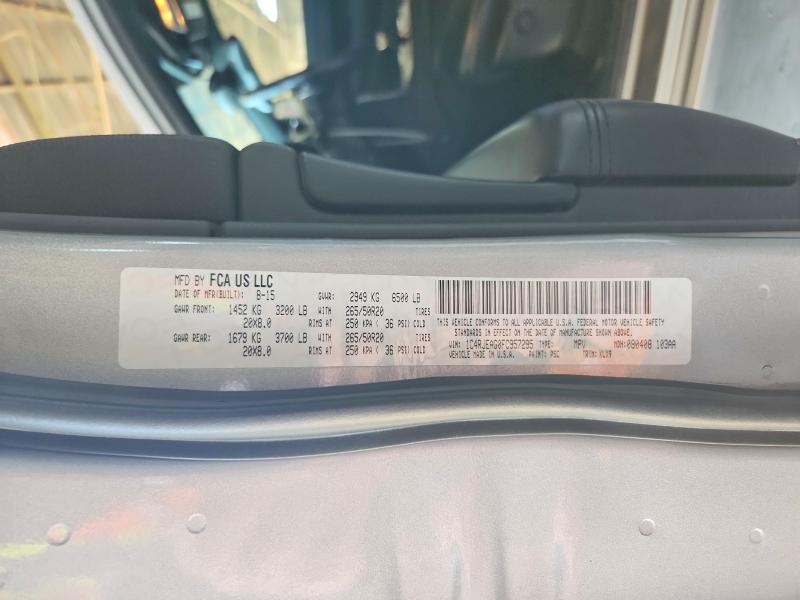 2015 Jeep Grand Cherokee მანქანა იყიდება აუქციონზე, vin: 1C4RJEAG0FC957295, აუქციონის ნომერი: 59098956