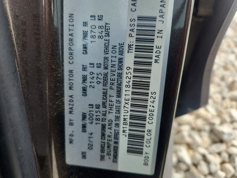 Продажа на аукционе авто 2014 Mazda 3, vin: JM1BM1U7XE1184259, номер лота: 57335146