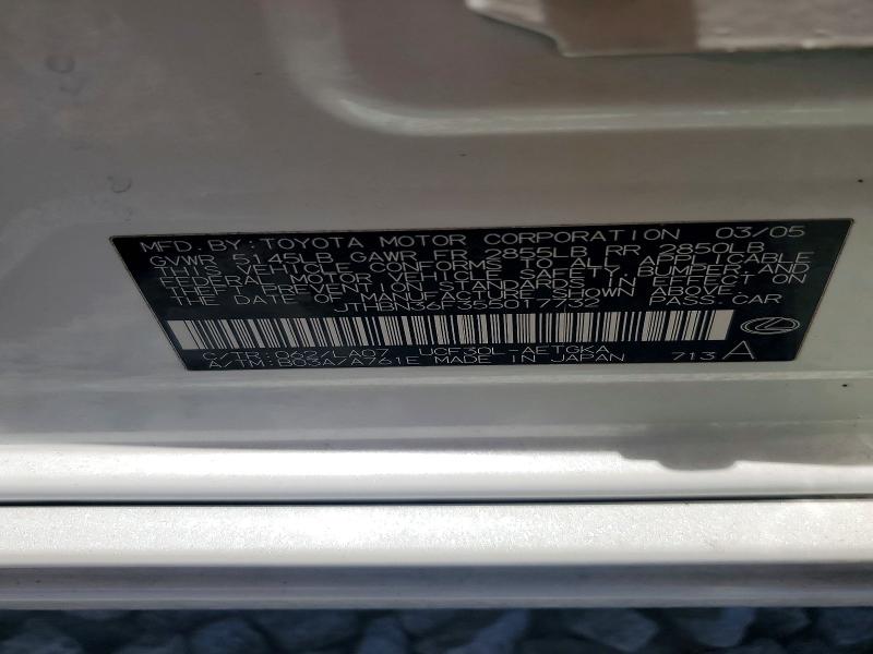 Продаж на аукціоні авто 2005 Lexus Ls, vin: JTHBN36F355017732, номер лоту: 56629436