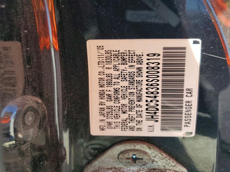 57223906 :رقم المزاد ، JH4DC54836S008319 vin ، 2006 Acura Rsx مزاد بيع