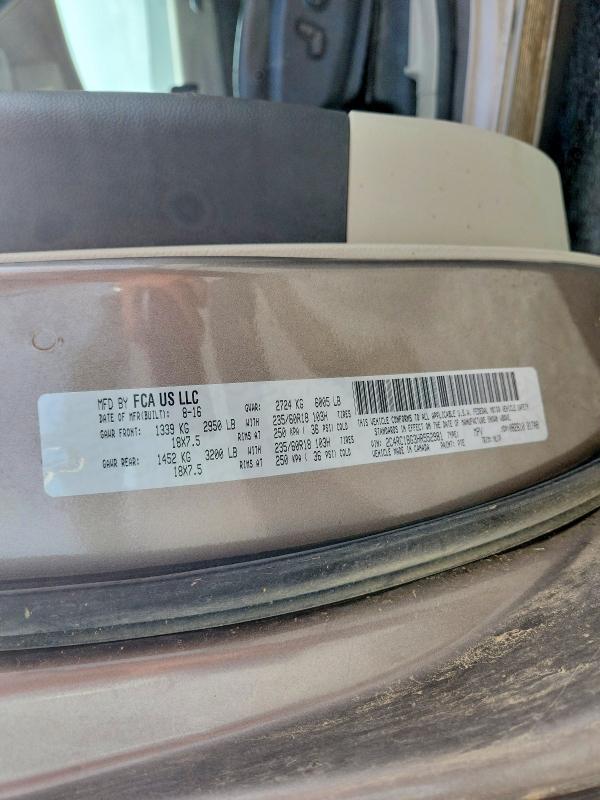 Продажа на аукционе авто 2017 Chrysler Pacifica, vin: 2C4RC1BG3HR552981, номер лота: 58375956