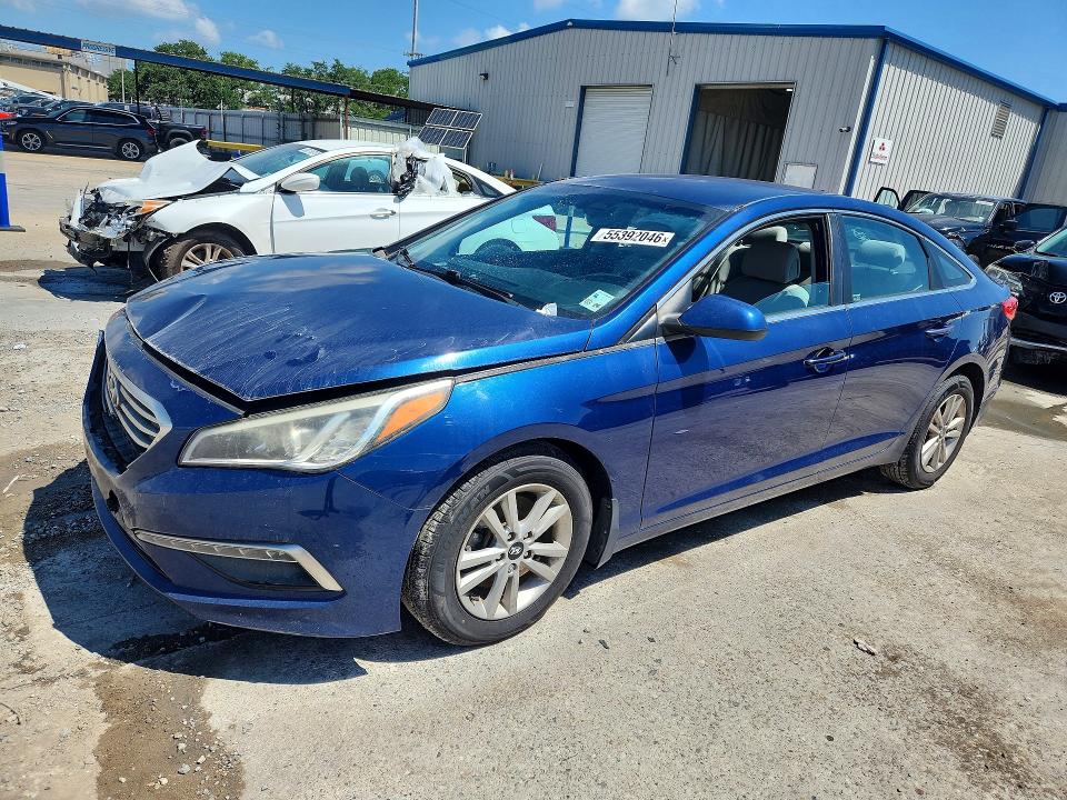 2015 Hyundai Sonata მანქანა იყიდება აუქციონზე, vin: 5NPE24AF6FH213878, აუქციონის ნომერი: 55392046