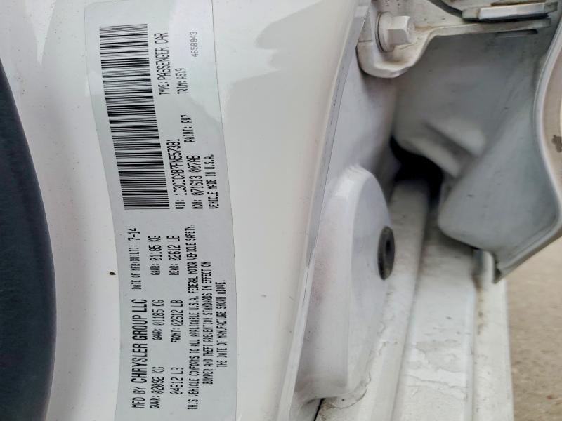 Продажа на аукционе авто 2015 Chrysler 200, vin: 1C3CCCAB7FN557381, номер лота: 58107846