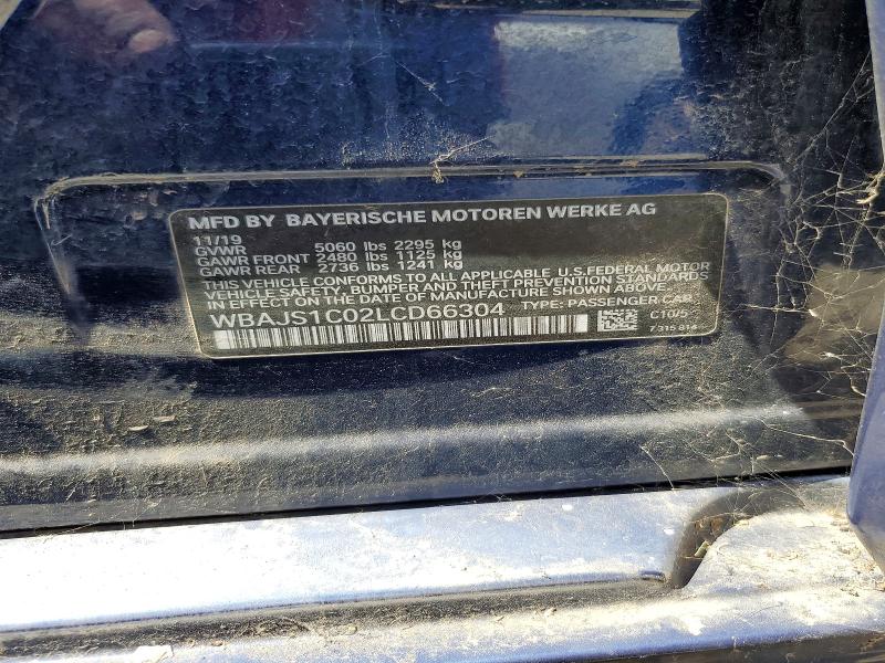 Aukcja sprzedaży 2020 Bmw 540, vin: WBAJS1C02LCD66304, numer aukcji: 52486816
