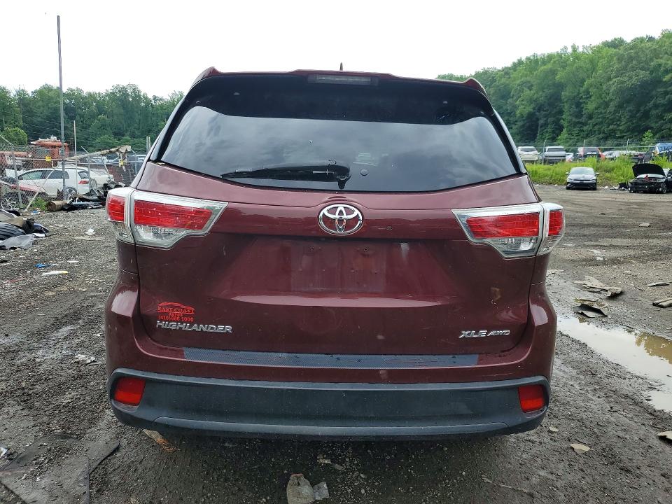 Продажа на аукционе авто 2016 Toyota Highlander, vin: 5TDJKRFH4GS253779, номер лота: 55508116