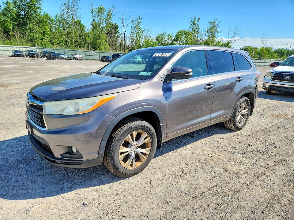 57309046 :رقم المزاد ، 5TDBKRFH2ES013485 vin ، 2014 Toyota Highlander مزاد بيع