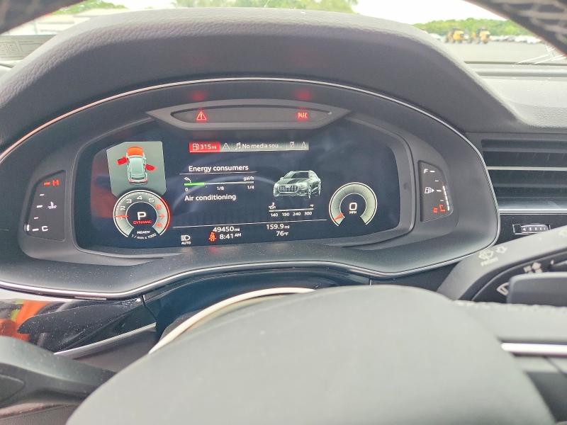 2022 Audi Q8 მანქანა იყიდება აუქციონზე, vin: WA1EVBF11ND001235, აუქციონის ნომერი: 57829156