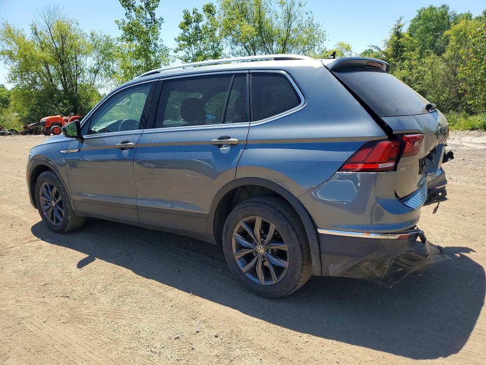2022 Volkswagen Tiguan მანქანა იყიდება აუქციონზე, vin: 3VV2B7AX5NM129641, აუქციონის ნომერი: 55961836
