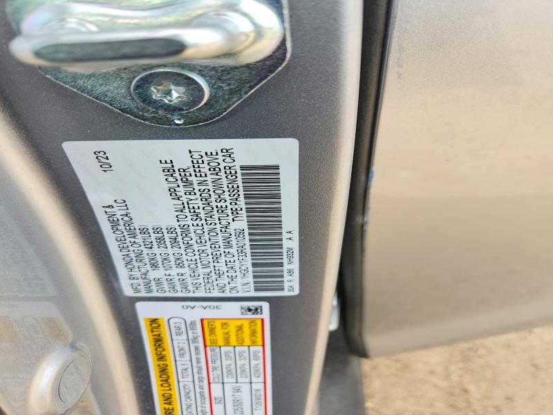 Продажа на аукционе авто 2024 Honda Accord, vin: 1HGCY1F33RA010592, номер лота: 55606816