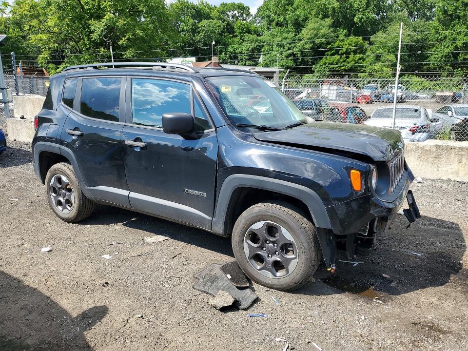 Продажа на аукционе авто 2017 Jeep Renegade, vin: ZACCJBAB1HPG29908, номер лота: 57138386