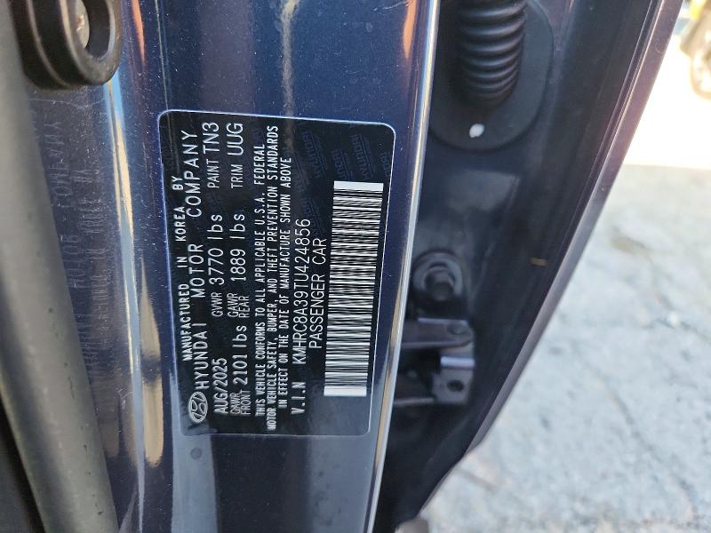 57863936 :رقم المزاد ، KMHRC8A39TU424856 vin ، 2026 Hyundai Venue مزاد بيع