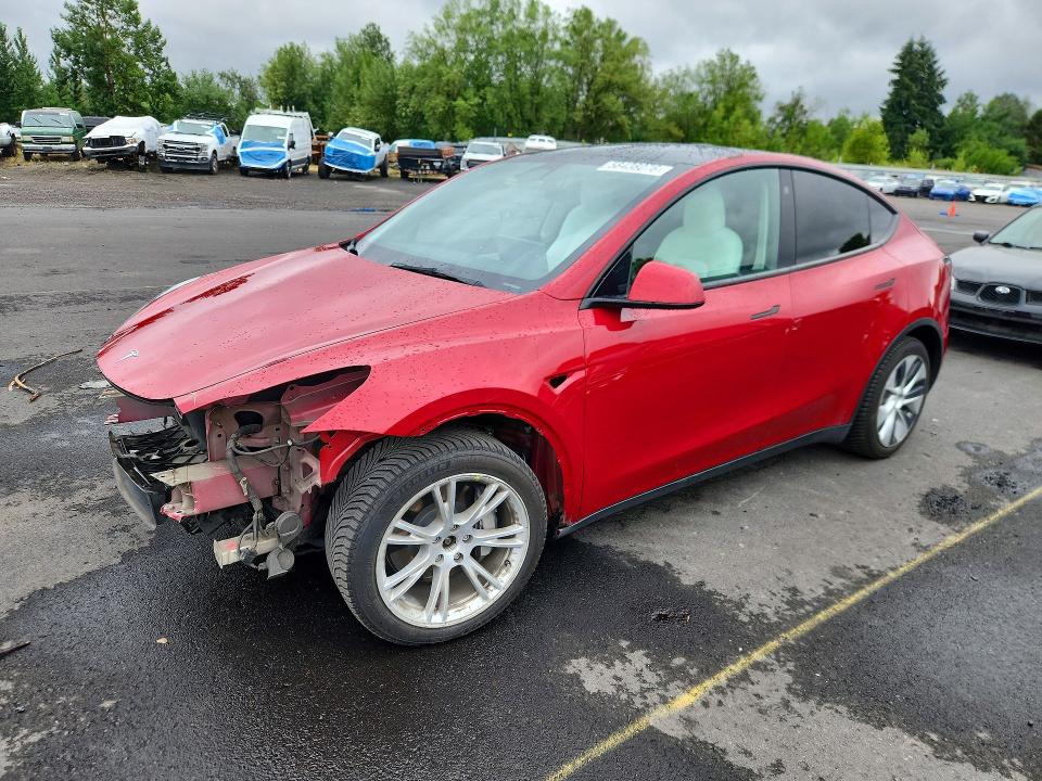 Продажа на аукционе авто 2021 Tesla Model Y, vin: 5YJYGDEE2MF090012, номер лота: 58438076