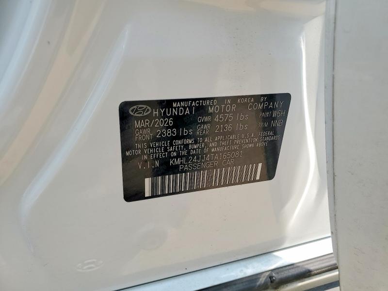2026 Hyundai Sonata Hybrid მანქანა იყიდება აუქციონზე, vin: KMHL24JJ4TA165081, აუქციონის ნომერი: 58488856