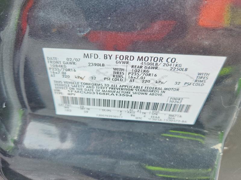 Продаж на аукціоні авто 2008 Ford Escape, vin: 1FMCU03168KA13594, номер лоту: 58722056