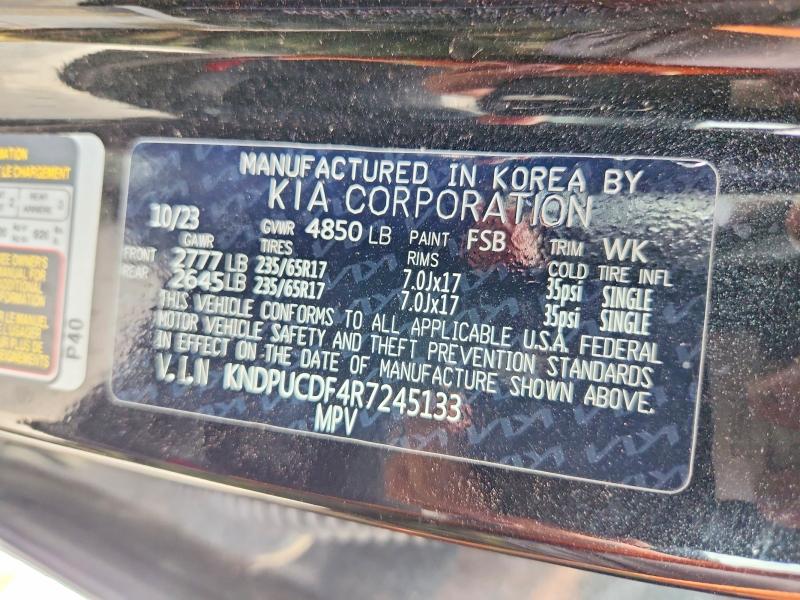 Продаж на аукціоні авто 2024 Kia Sportage, vin: KNDPUCDF4R7245133, номер лоту: 57907486
