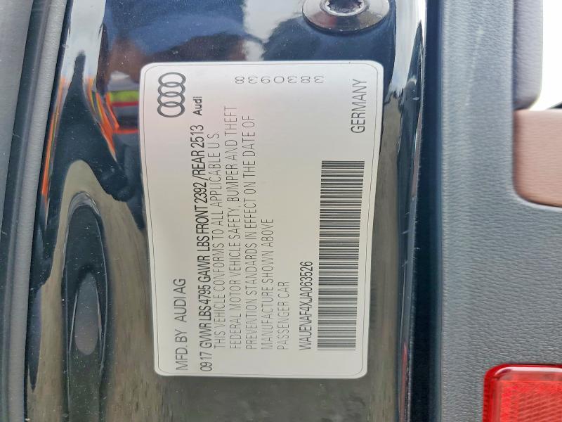 57769326 :رقم المزاد ، WAUENAF4XJA063526 vin ، 2018 Audi A4 مزاد بيع