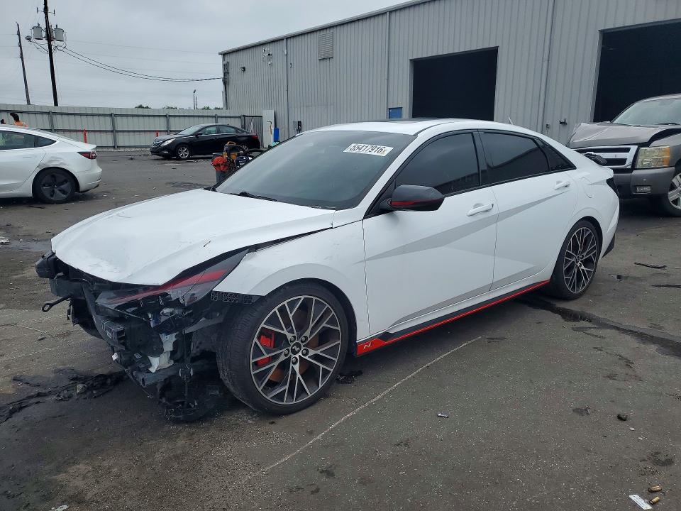55417916 :رقم المزاد ، KMHLW4AK9PU010446 vin ، 2023 Hyundai Elantra N مزاد بيع