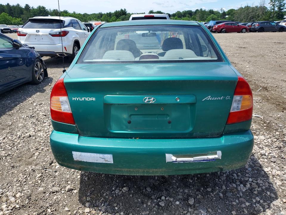 Продаж на аукціоні авто 2001 Hyundai Accent, vin: KMHCG45C91U169698, номер лоту: 58285096