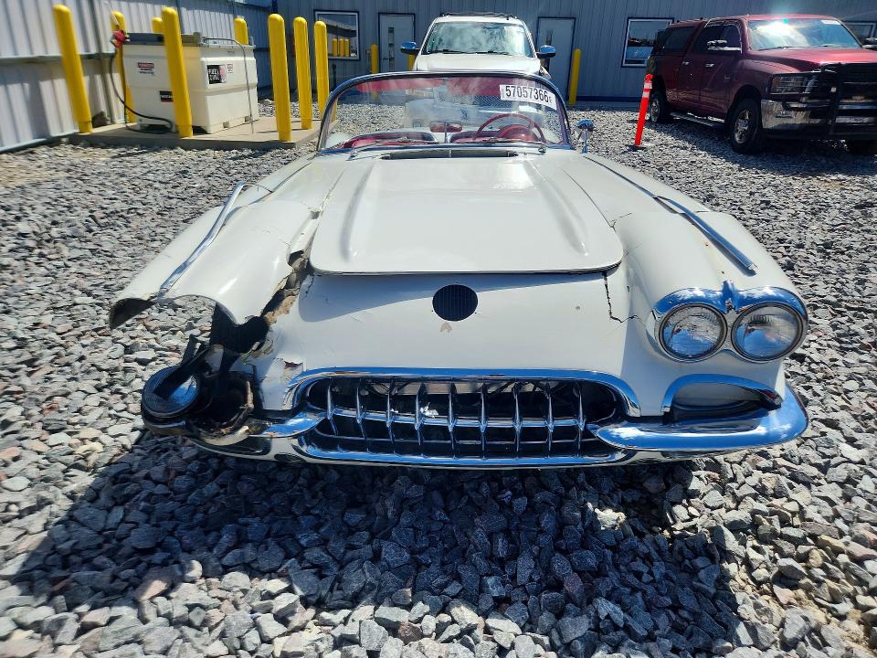Продаж на аукціоні авто 1959 Chevrolet Corvette, vin: J59S107189, номер лоту: 57057366