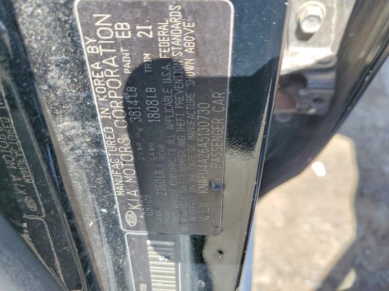 Aukcja sprzedaży 2010 Kia Forte, vin: KNAFU4A26A5130730, numer aukcji: 57785976