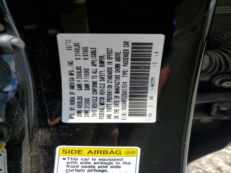 Aukcja sprzedaży 2013 Acura Tl, vin: 19UUA8F52DA017514, numer aukcji: 56050566