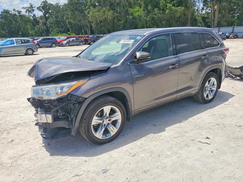 Auction sale of the 2015 Toyota Highlander Hybrid, vin: 5TDDCRFH8FS008489, lot number: 57683886