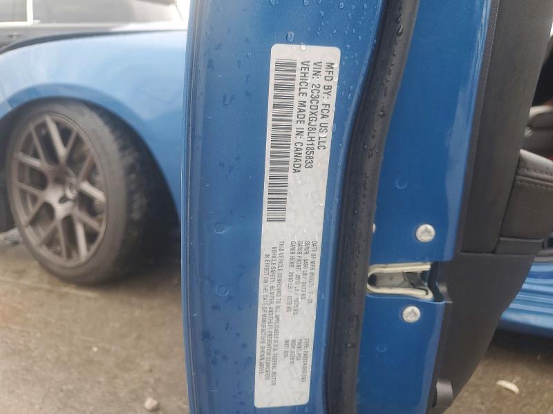 2020 Dodge Charger მანქანა იყიდება აუქციონზე, vin: 2C3CDXGJ8LH185833, აუქციონის ნომერი: 56245936