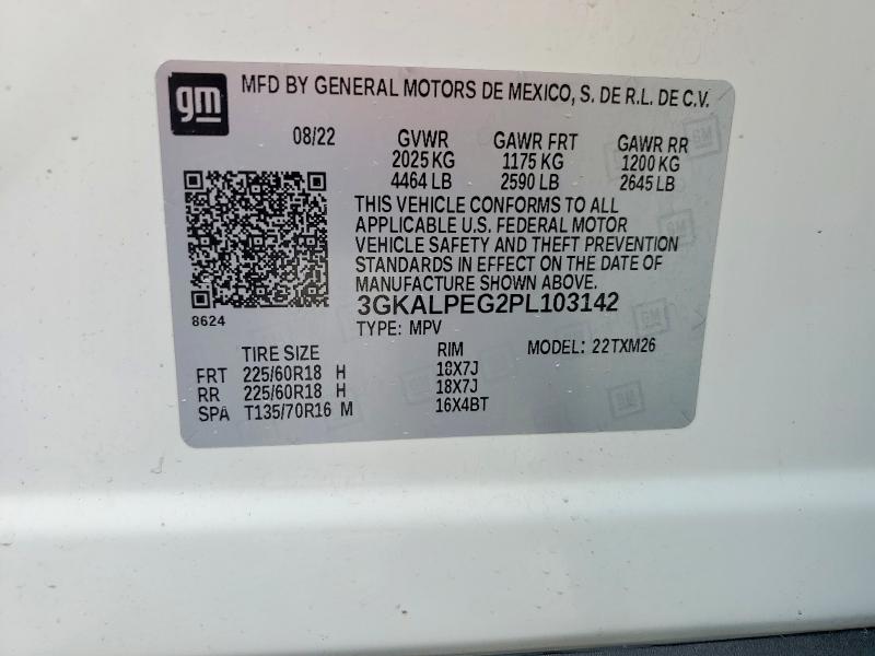 2023 Gmc Terrain მანქანა იყიდება აუქციონზე, vin: 3GKALPEG2PL103142, აუქციონის ნომერი: 57270896