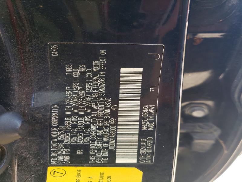 Aukcja sprzedaży 2006 Toyota Highlander, vin: JTEDW21A860001999, numer aukcji: 57856036