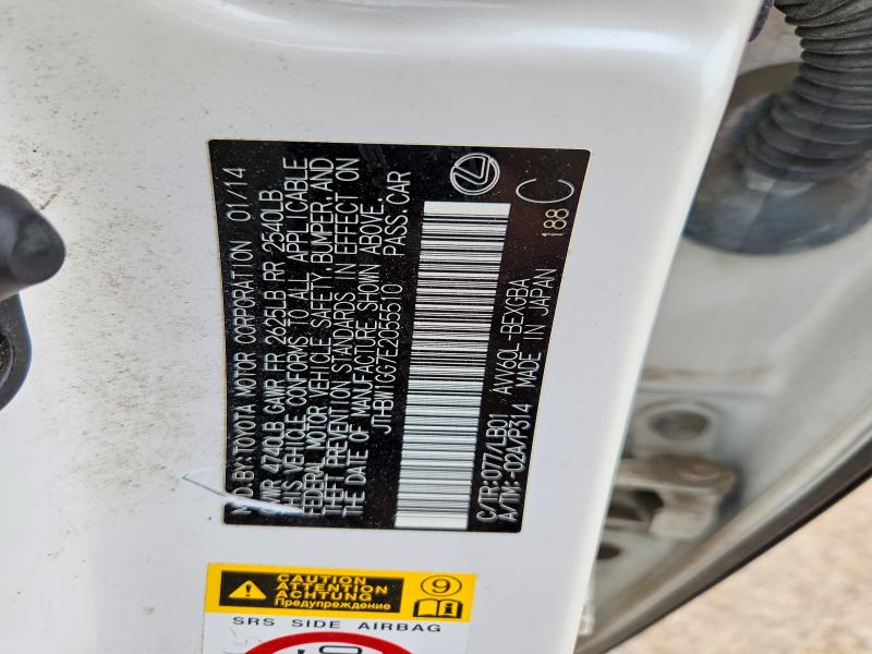 Aukcja sprzedaży 2014 Lexus Es, vin: JTHBW1GG7E2055510, numer aukcji: 55820796