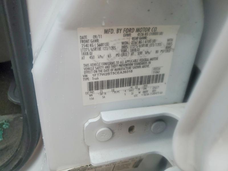 Aukcja sprzedaży 2012 Ford F250, vin: 1FT7W2BT5CEA39318, numer aukcji: 58081646