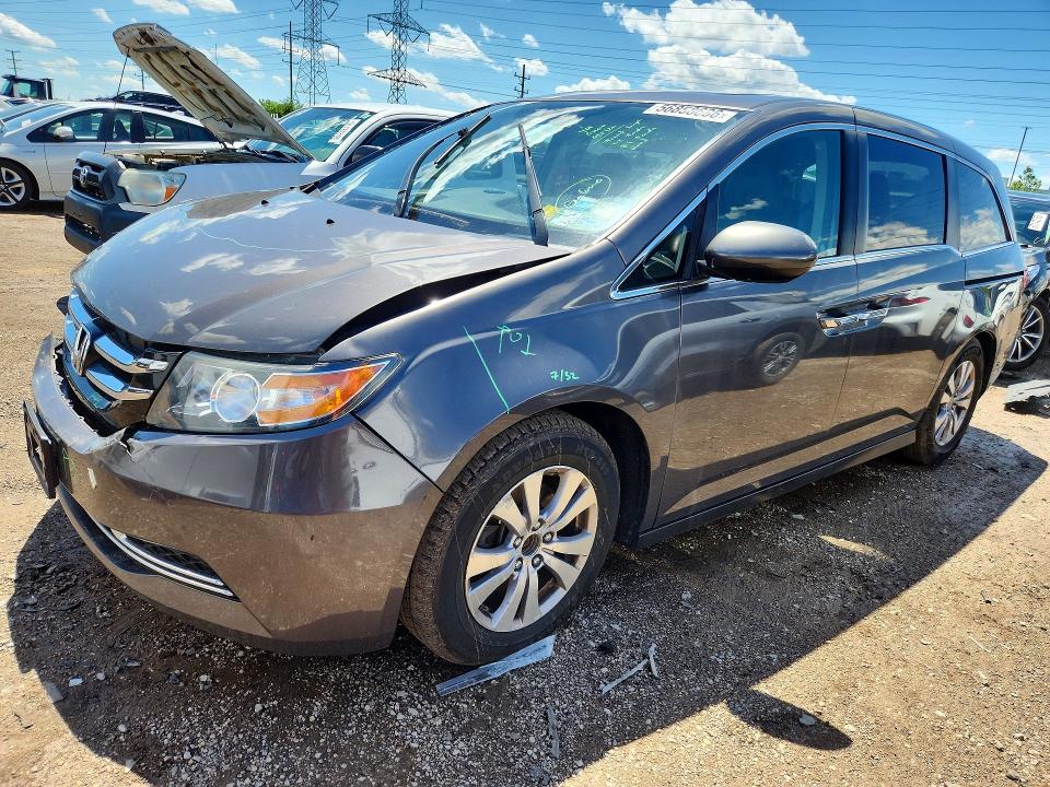 2014 Honda Odyssey მანქანა იყიდება აუქციონზე, vin: 5FNRL5H69EB037299, აუქციონის ნომერი: 56858686