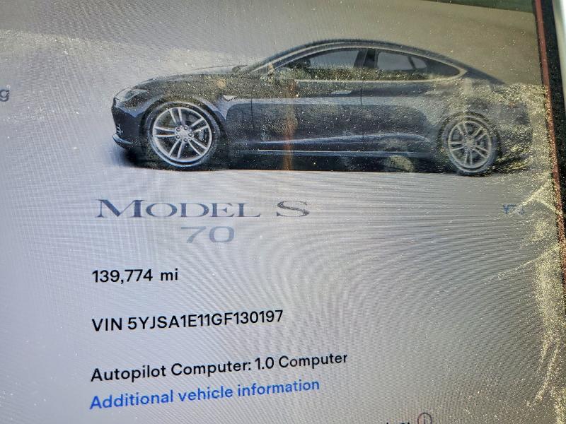 2016 Tesla Model S მანქანა იყიდება აუქციონზე, vin: 5YJSA1E11GF130197, აუქციონის ნომერი: 59062946