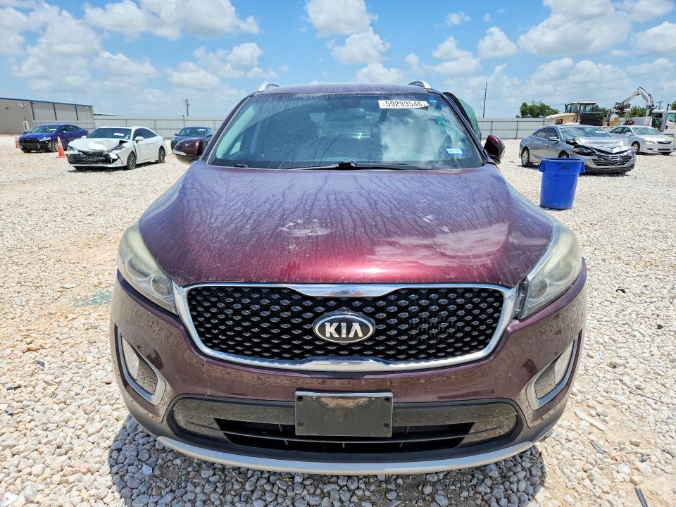59293546 :رقم المزاد ، 5XYPH4A16HG252072 vin ، 2017 Kia Sorento مزاد بيع