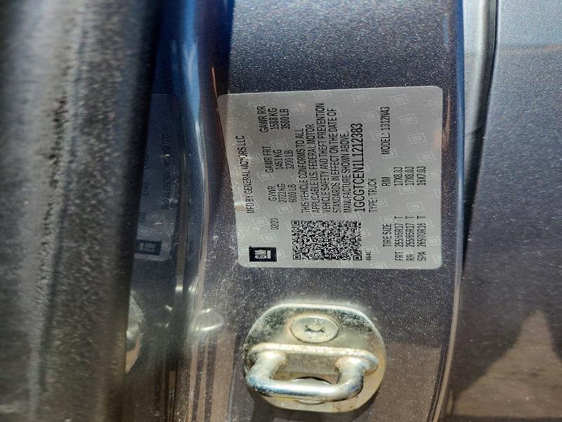 58643076 :رقم المزاد ، 1GCGTCEN1L1212383 vin ، 2020 Chevrolet Colorado مزاد بيع