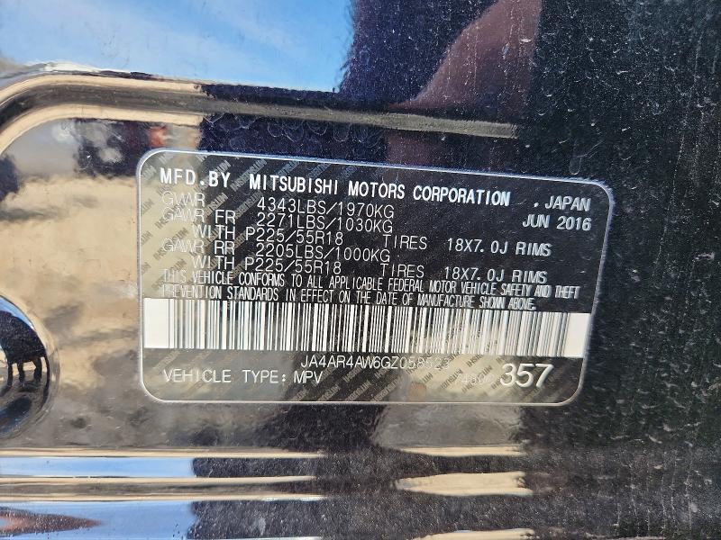Aukcja sprzedaży 2016 Mitsubishi Outlander Sport, vin: JA4AR4AW6GZ058523, numer aukcji: 56047746