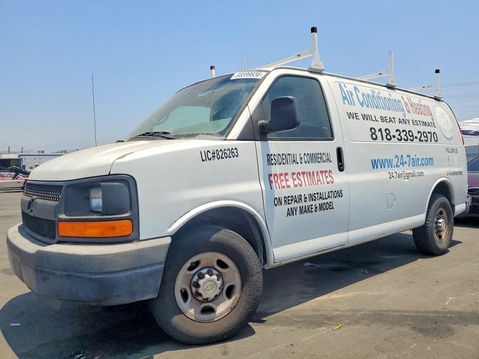 2013 Chevrolet Express G2500 მანქანა იყიდება აუქციონზე, vin: 1GCWGFCA0D1131989, აუქციონის ნომერი: 58599836