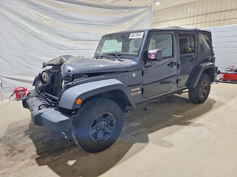 Продажа на аукционе авто 2018 Jeep Wrangler Unlimited, vin: 1C4BJWDG5JL830022, номер лота: 56473546