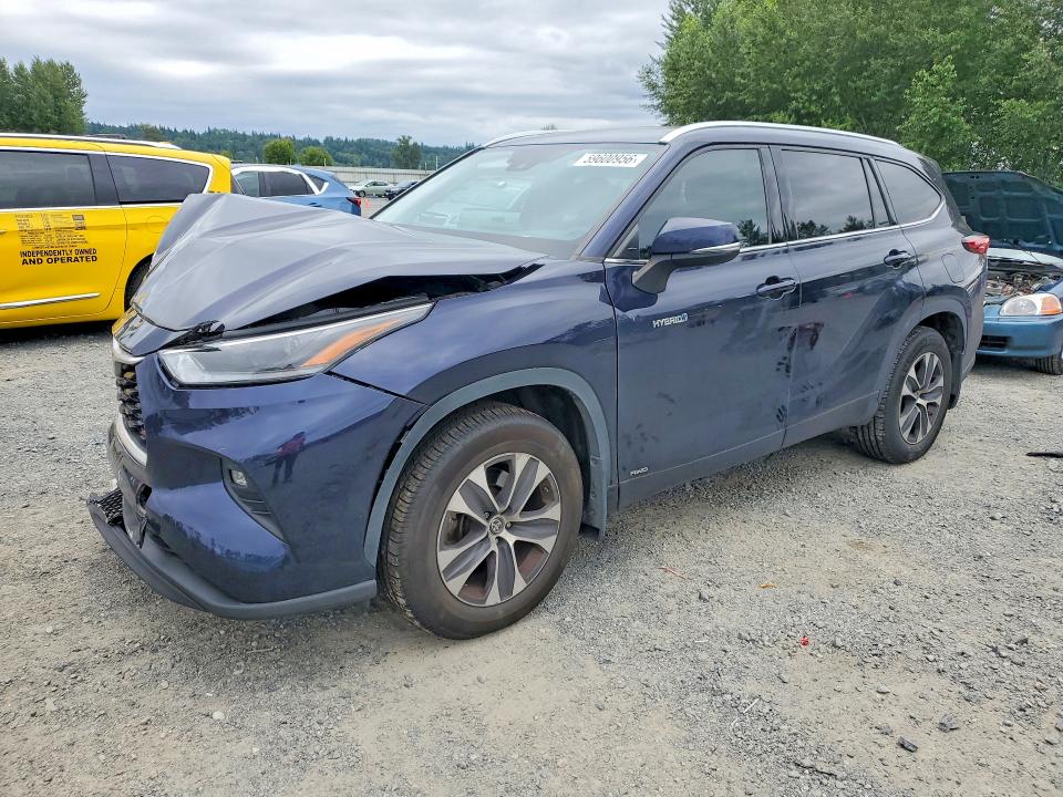 Auction sale of the 2021 Toyota Highlander, vin: 5TDGBRCH3MS519139, lot number: 59600956