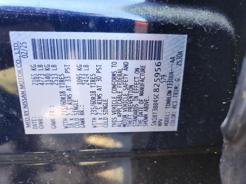 Продаж на аукціоні авто 2025 Nissan Rogue, vin: 5N1BT3BB4SC825956, номер лоту: 56614256