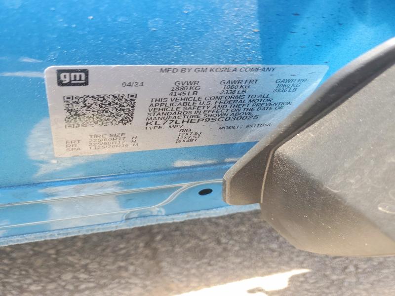 Продаж на аукціоні авто 2025 Chevrolet Trax, vin: KL77LHEP9SC030025, номер лоту: 58117976