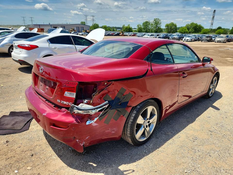 58210276 :رقم المزاد ، JTHFF2C29A2507517 vin ، 2010 Lexus Is مزاد بيع