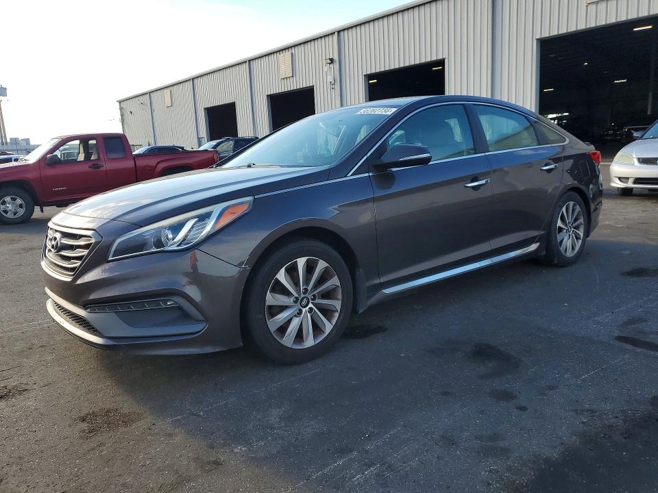 56282736 :رقم المزاد ، 5NPE34AF7FH135334 vin ، 2015 Hyundai Sonata مزاد بيع