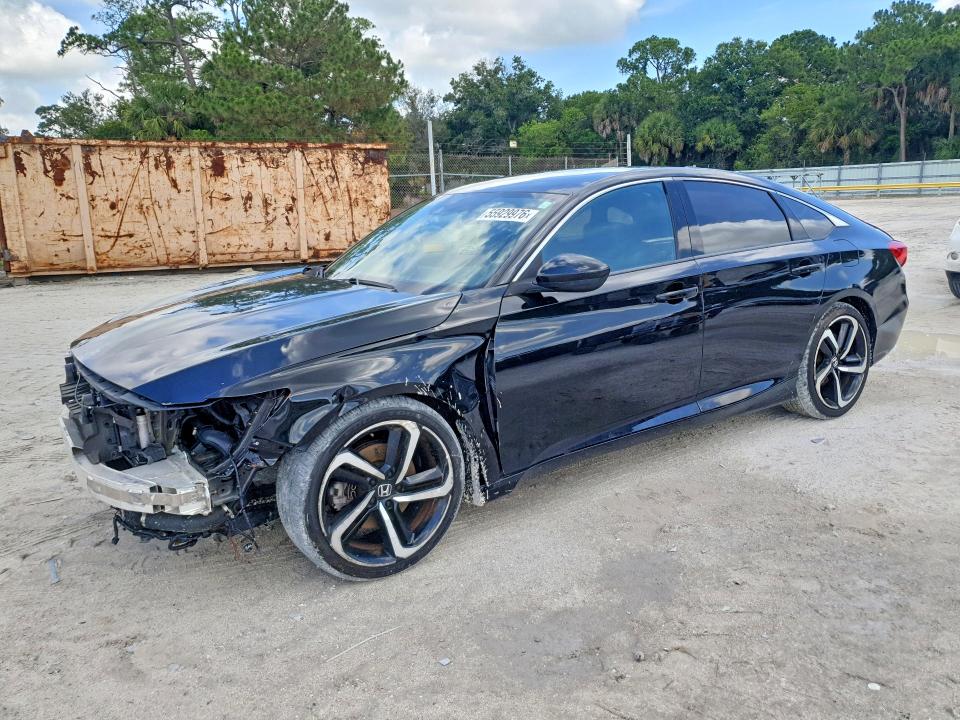 Auction sale of the 2019 Honda Accord, vin: 1HGCV1F33KA126261, lot number: 55929976