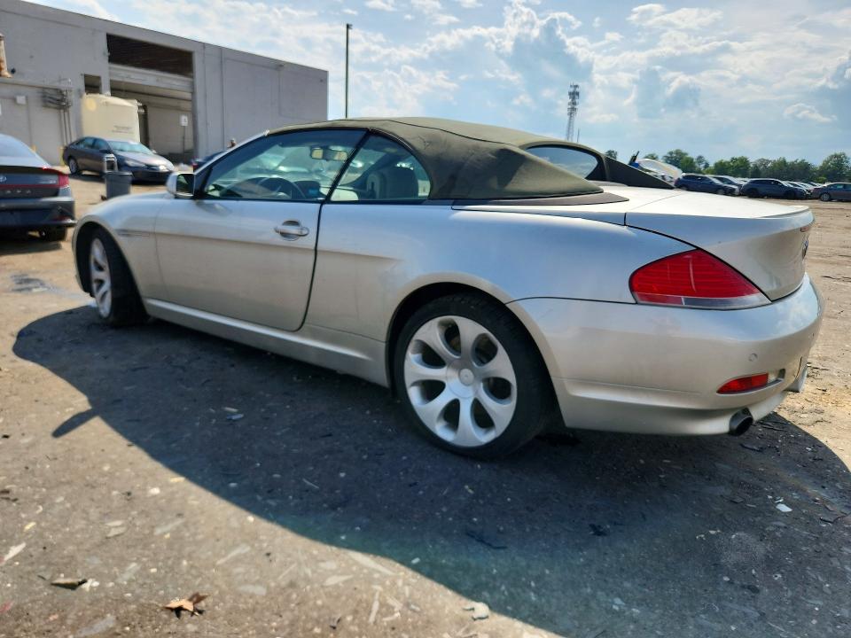 2006 Bmw 650 მანქანა იყიდება აუქციონზე, vin: WBAEK13406CN79029, აუქციონის ნომერი: 57824036