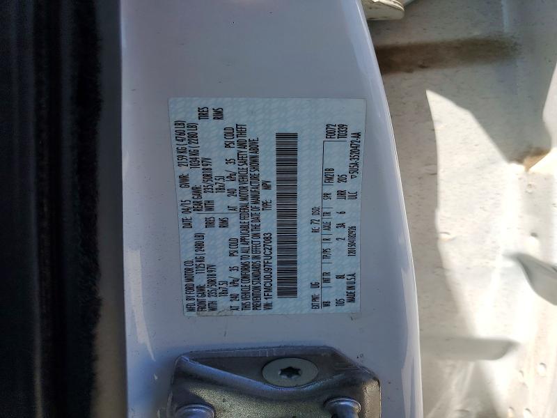 Aukcja sprzedaży 2015 Ford Escape, vin: 1FMCU0J97FUC27083, numer aukcji: 55929366