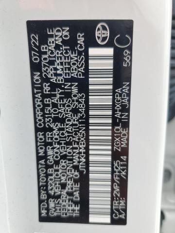 55499436 :رقم المزاد ، JTNKHMBX5N1134843 vin ، 2022 Toyota C-hr مزاد بيع