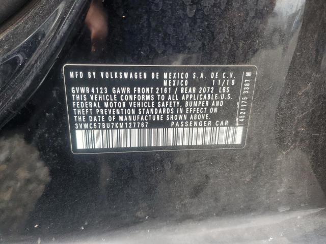 Продаж на аукціоні авто 2019 Volkswagen Jetta, vin: 3VWC57BU7KM127767, номер лоту: 56957266