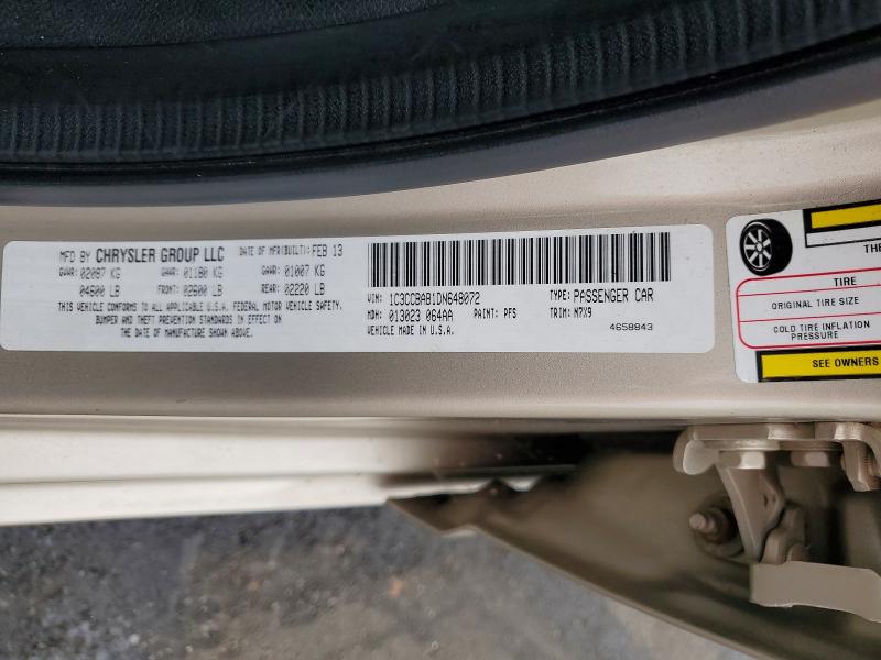 Aukcja sprzedaży 2013 Chrysler 200, vin: 1C3CCBAB1DN648072, numer aukcji: 56116346